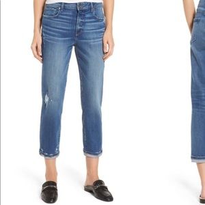 PAIGE High Rise Jimmy Jimmy Crop Ludlow Size 30